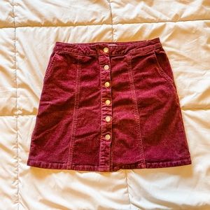 Button up skirt